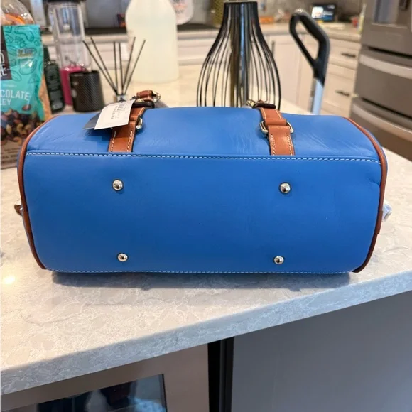 Dooney and Bourke cobalt satchel - Picture 7 of 16
